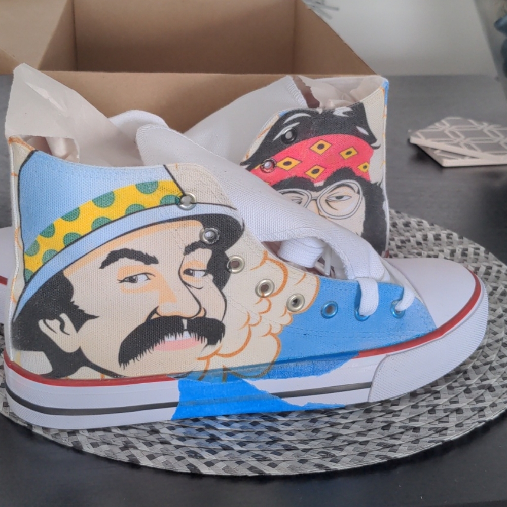 Custom Cheech & Chong Shoes - Picture 2 of 4